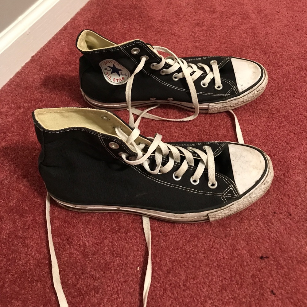 Black High Top Converse